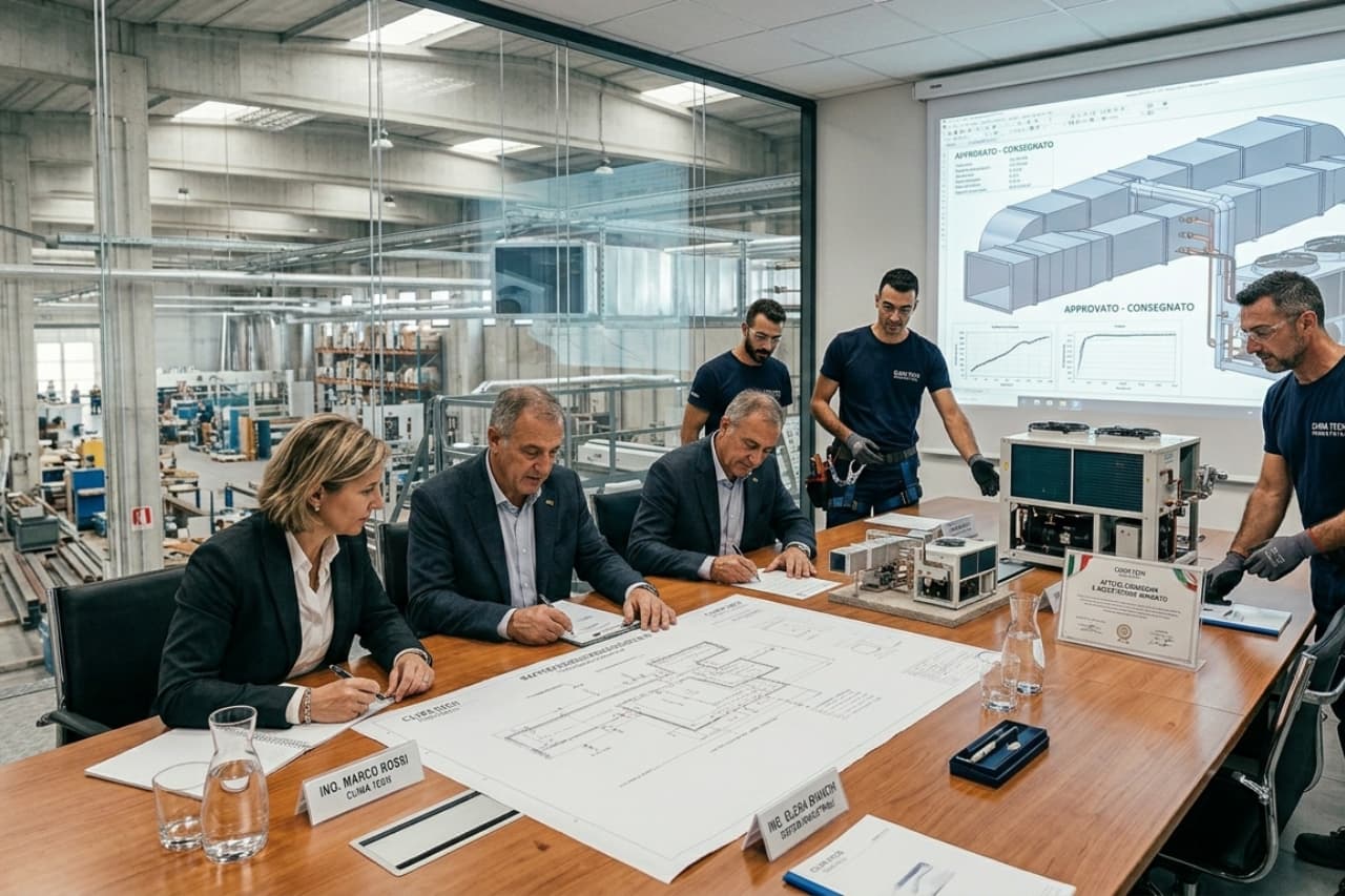 raffrescamento zona industriale